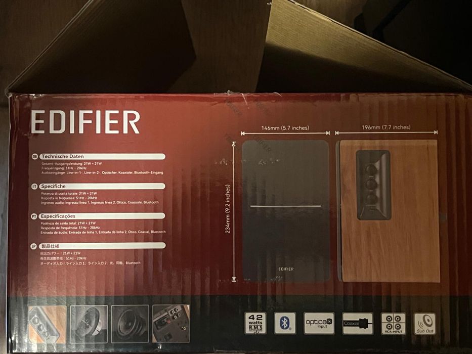 Boxe  Edifier cu conectare prin cablu
