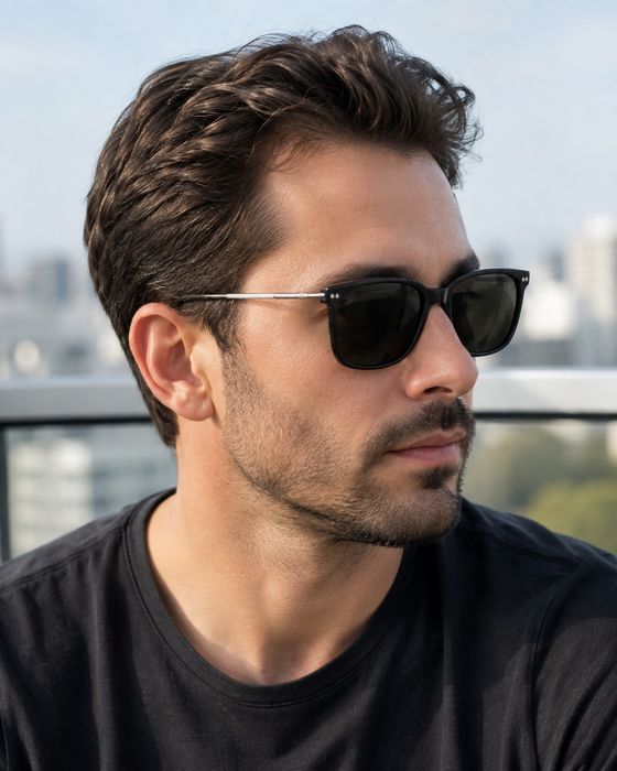 Мъжки слънчеви очила WEB Eyewear с оригинален калъф