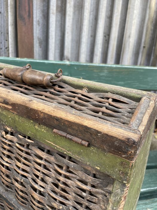 Винтидж военно куфарче + кошница за пикник