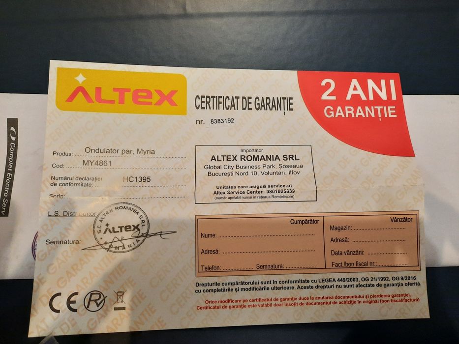 Set coafat Myria MY 4861