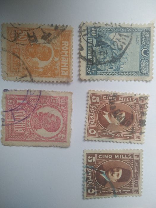 Лот стари чуждестранни марки