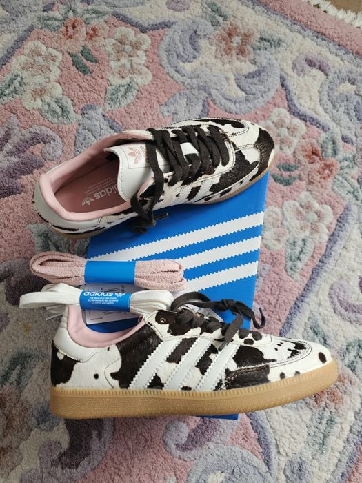 Adidas cow print 37 true to size, piele