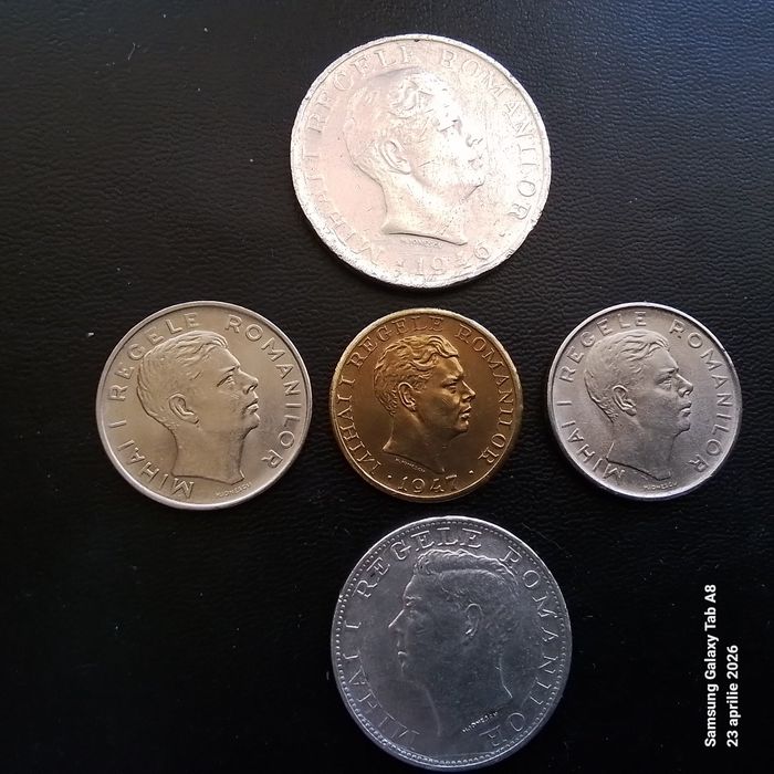 5 monede de colectie Regele Mihai