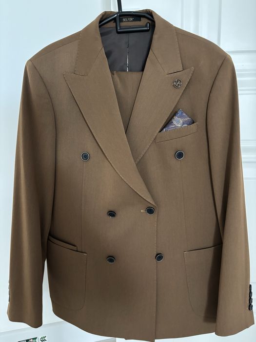 Костюм шалбар коричневый