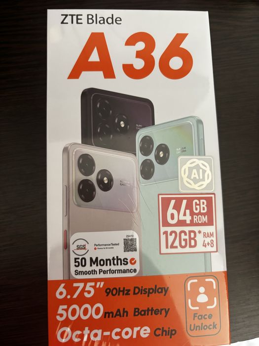ZTE A36 телефон новый
