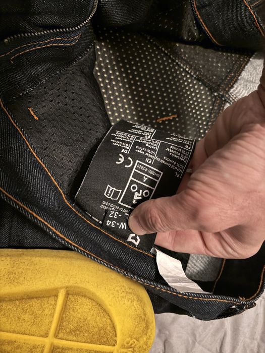 Pantaloni moto course masura 34/32 protectii genunchi si sold