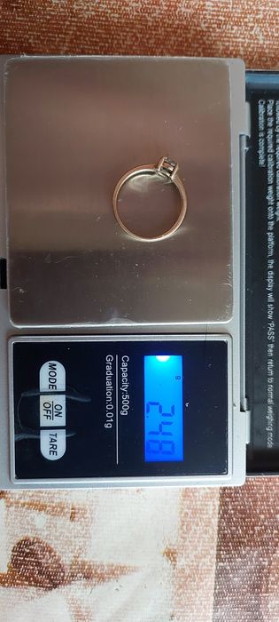 Кольцо женское золотое