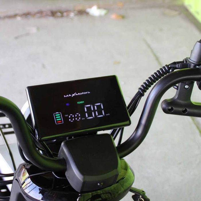 Двуместна електрическа триколка MaxMotors Pudding 1800W-48V-20Ah