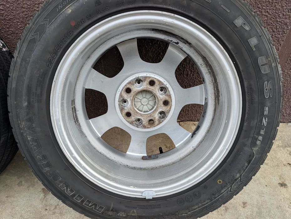 Jante 16'' styling 134 BMW seria 5 E60 E61 Seria 3 E90 E91 E92 E93 anvelope M+S 225/55R16 - 6762000