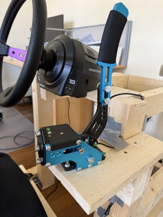 Setup Simracing Thrustmaster T300RS GT + Schimbator TH8A + Handbrake