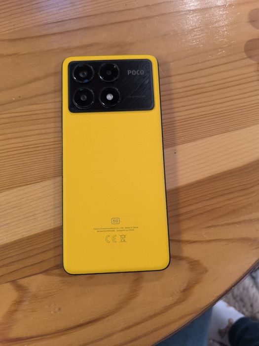 Poco x6 pro жълт 256gb със счупен екран