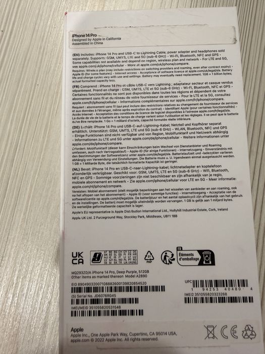 Iphone 14 pro deep purple