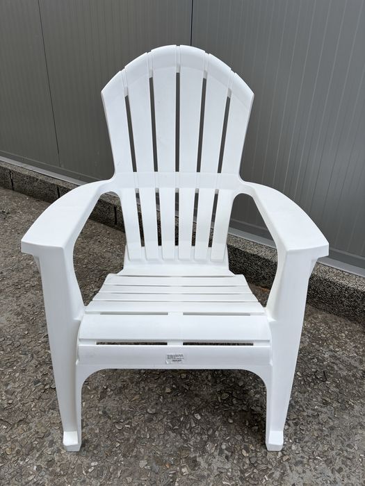 Пластмасов стол Шезлонг Бял