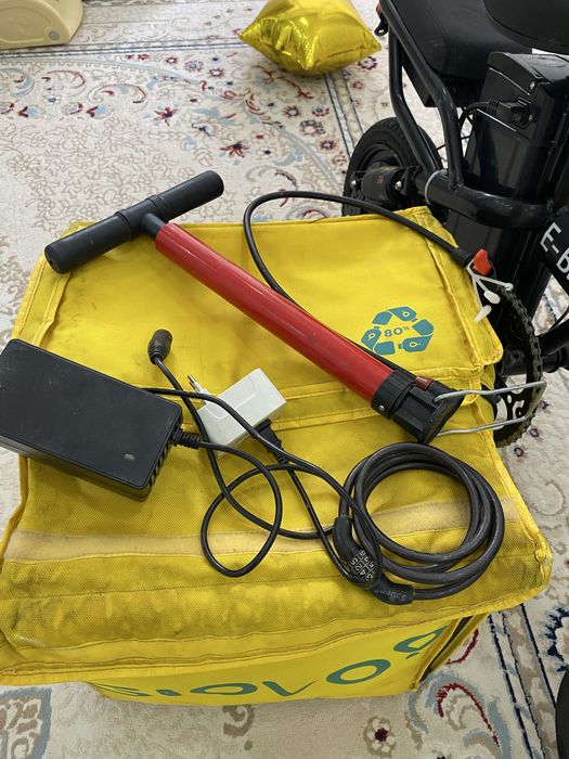 Электровелосипед Leopard (E-bike) куреъер бокс