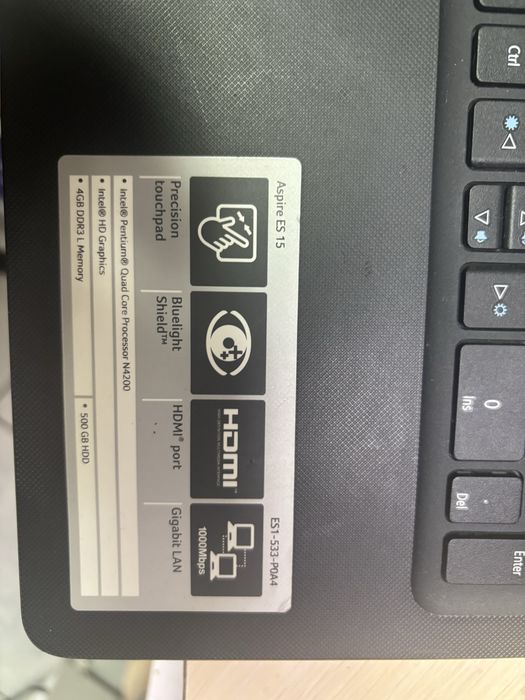 Продам ноутбук acer