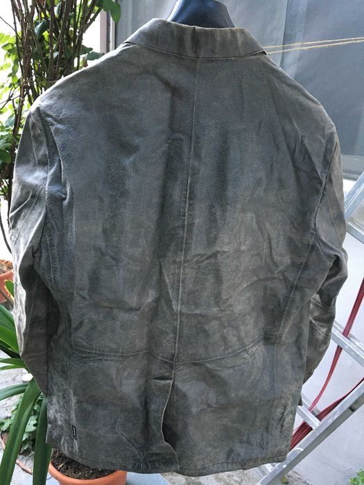Sacou piele Armani originala