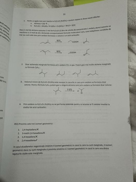 Grile chimie organica rezolvate