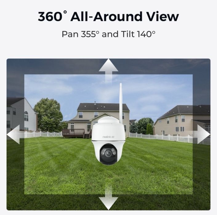 Reolink 4G LTE 4K камера за наблюдение със соларен панел