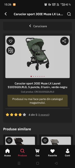Cărucior Joie Laurel LX