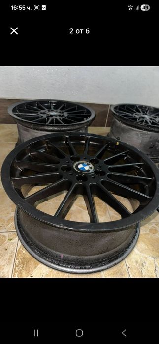 Джантите са минали пясъкоструй и пребоядисване