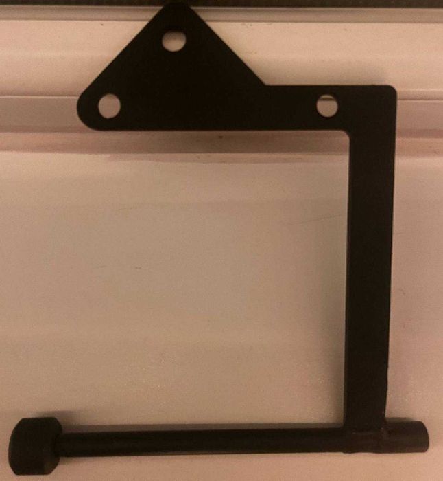 Steel L-bar for manere armwrestling