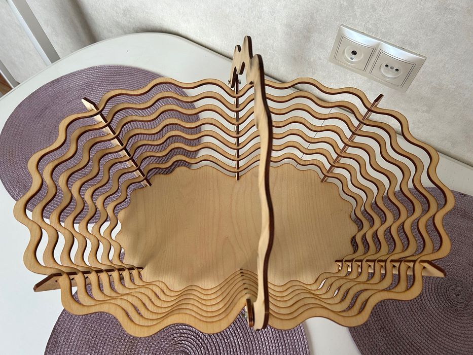 Корзина деревянная