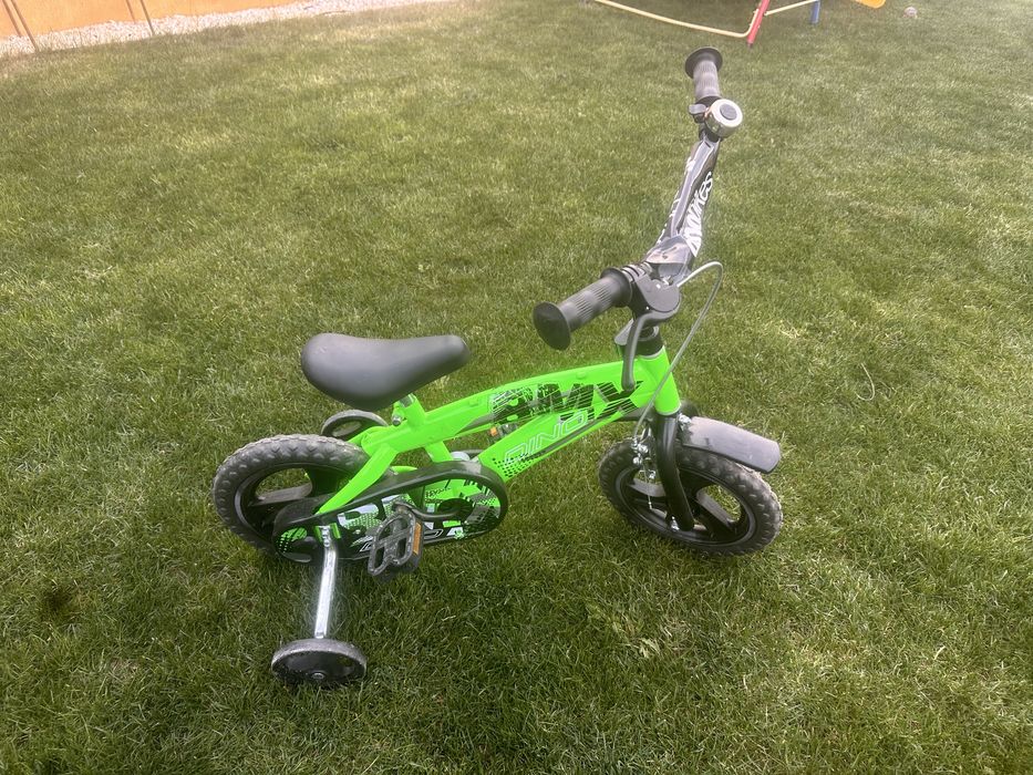 Bicicleta pentru copii BMX DB-125XL01, 12 inch, verde