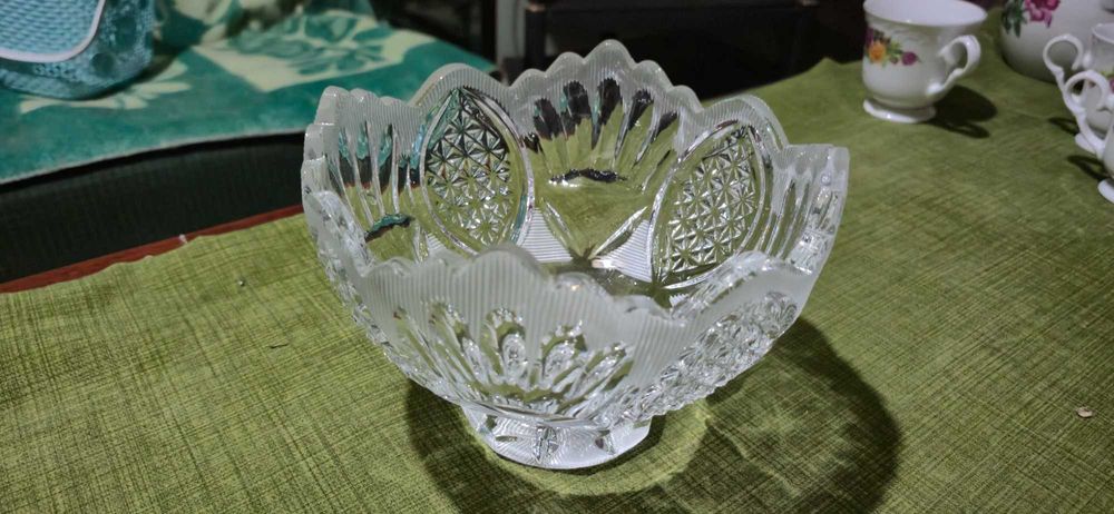 Хрустальные чаши для фруктов/декора