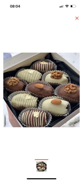 финики в шоколаде