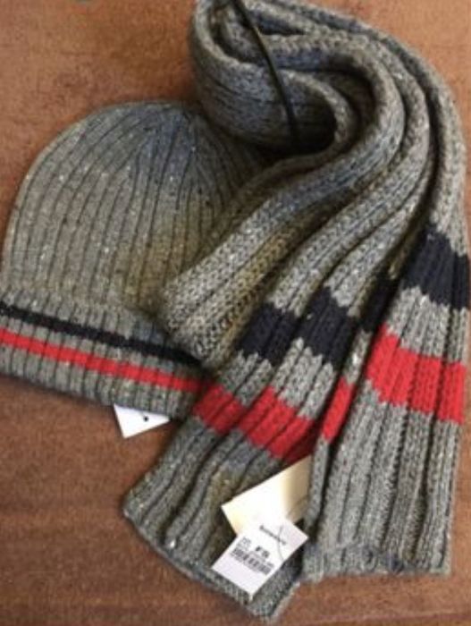 Caciula si fular bossini - noi, cu etichete