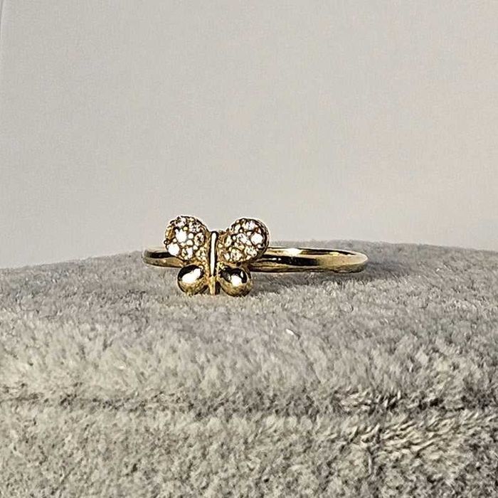 Inel din aur galben cu pietre 14K, 1.41 Grame