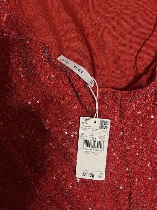 Рокля Mango с пайети