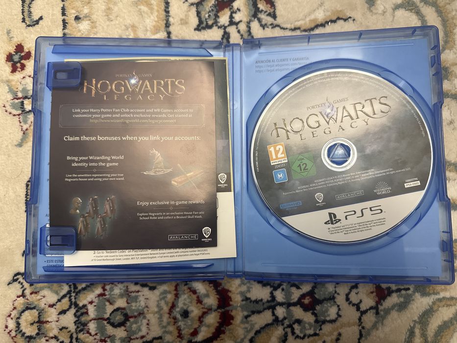 Hogwarts legacy диск на ps5