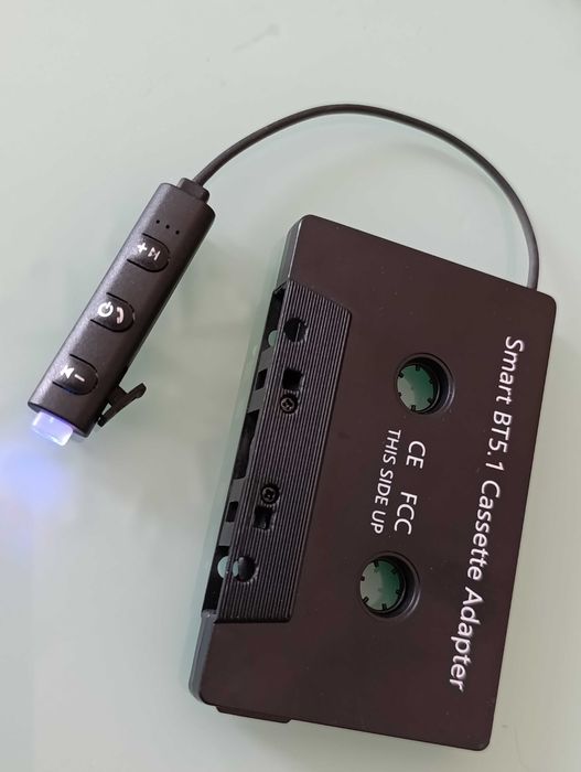 Smart BT5.1 Cassette Adapter blue tooth за касетофони за кола