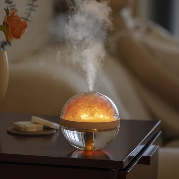 Umidificator Aromatherapy decorativ cu flori
