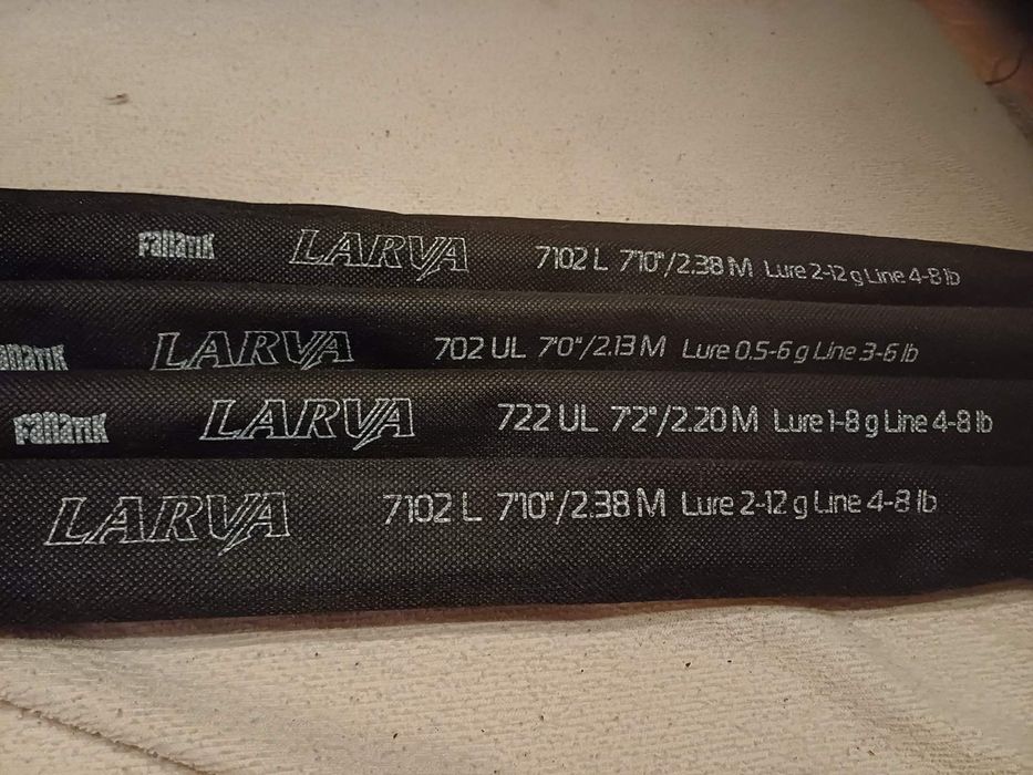 Продавам  ултра лайт пръти  макари влакна тежести куки силикон