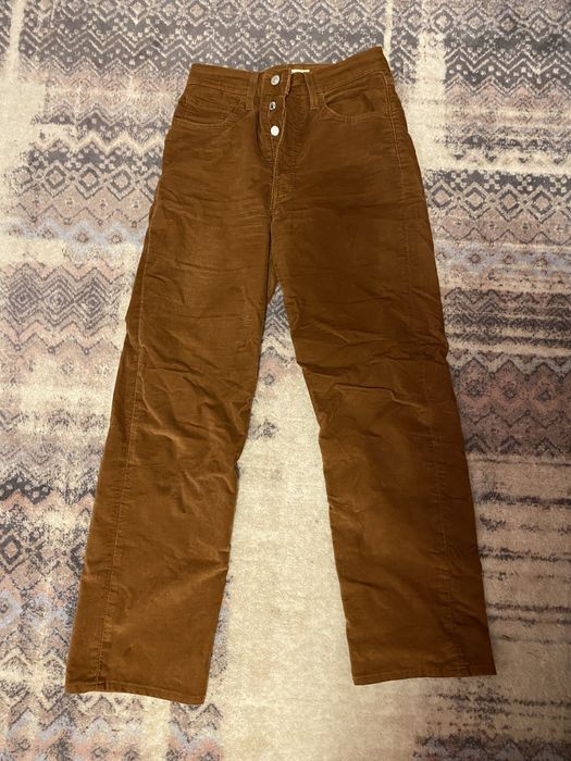 Levi’s Ribcage Straight Ankle catifea