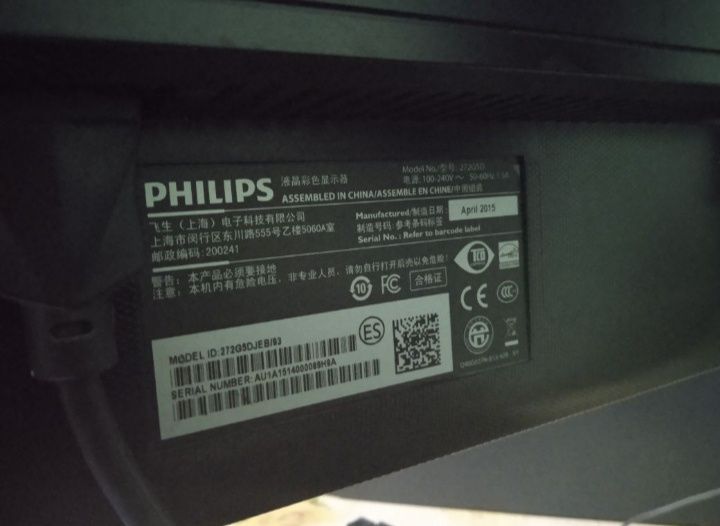 Philips 144 hz 27 duym igravoy monitor