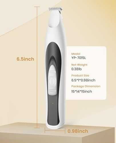 Нов Компактен тример за лапи и уши Безопасно и лесно подстригване куче