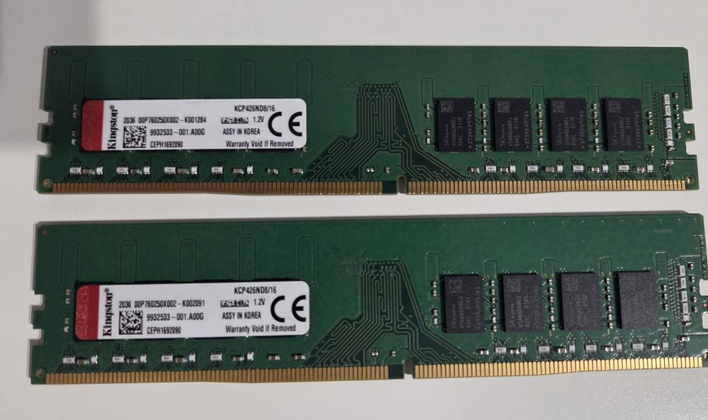 Kit memorie RAM Kingston - 2x16GB DDR4 2666MHz