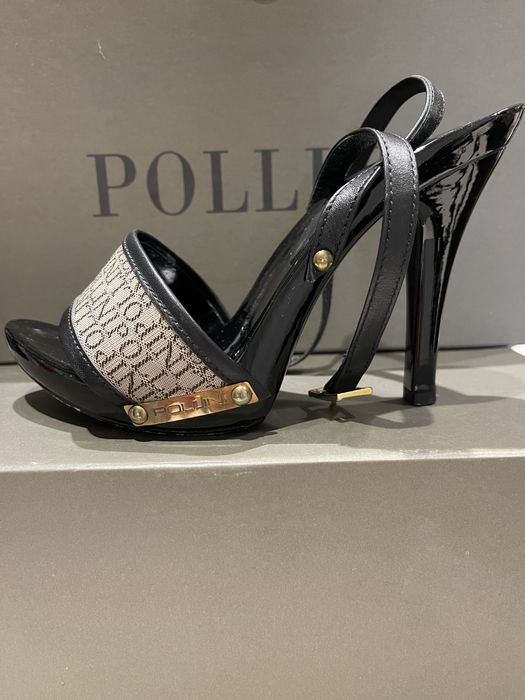 Сабо Pollini 35, / Сандали- сребристо НОВИ 49лв