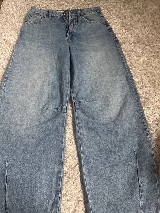 Широки дънки от зара