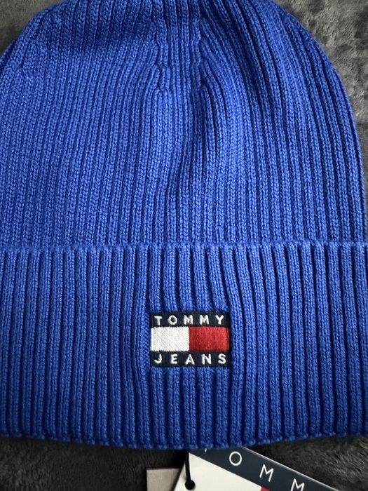 Tommy Jeans Heritage Core caciula unisex culoare albastru OS noua