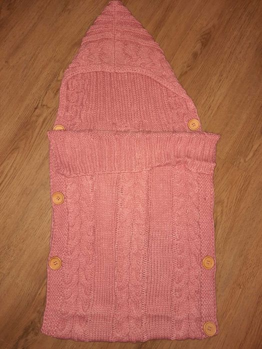 Paturica port bebe tricot bebeluși