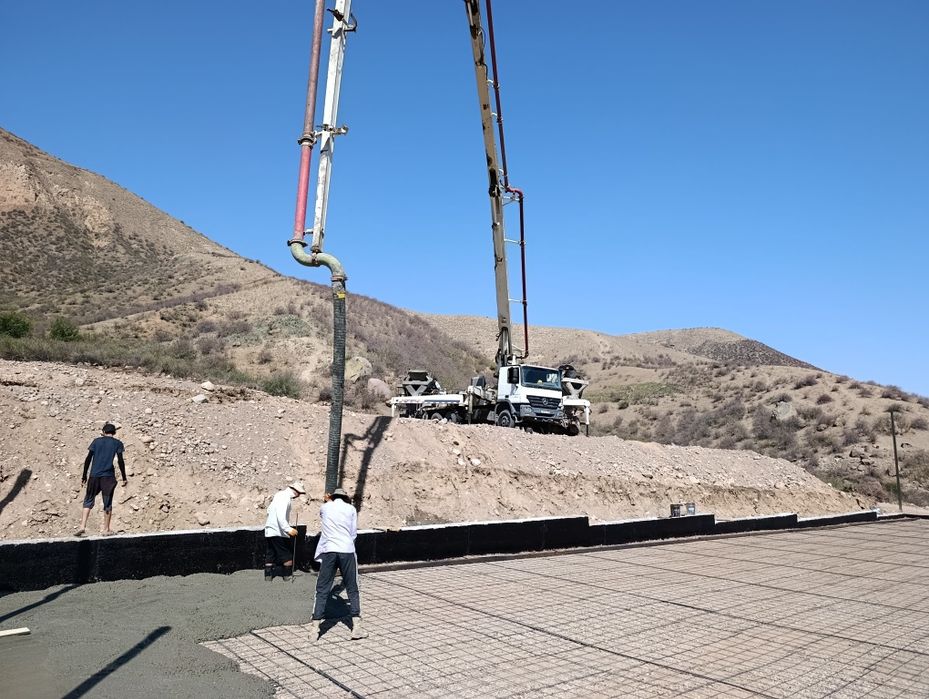 Услуги бетононасоса от20 до 52 метра