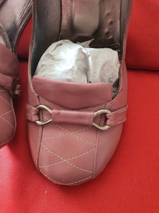 Pantofi dama, toc, 39, cusături decorativa, accesorii