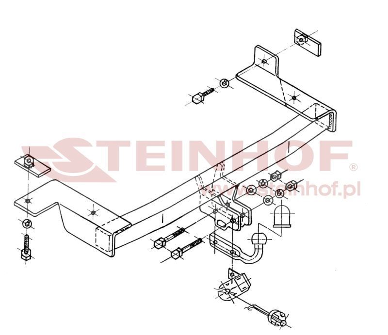 Carlig remorcare Volkswagen Caddy  - 2003
