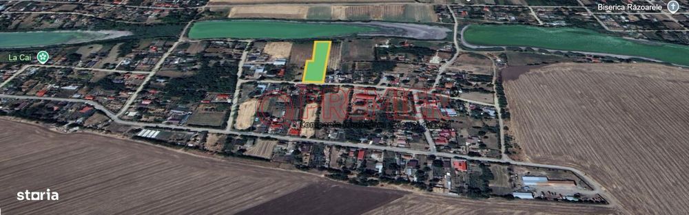 Teren intravilan 6230 mp Ileana,Calarasi | Deschidere la lac |