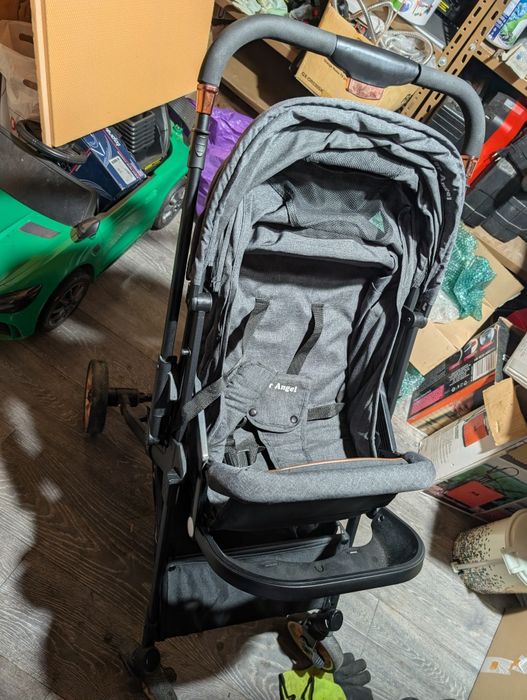 Carucior cu pliere compacta sport cu maner reversibil, tip troller, tr