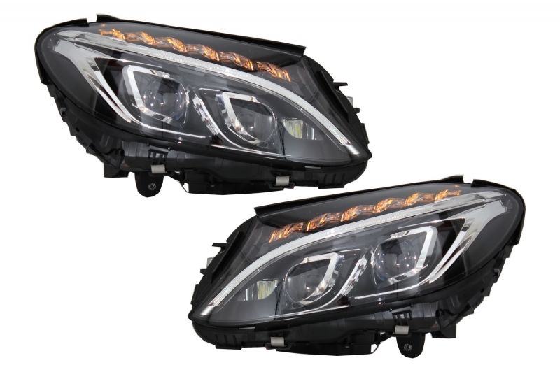 W205 facelift стопове, ils дизайн фарове LED Mercedes S205 c205 Cklas